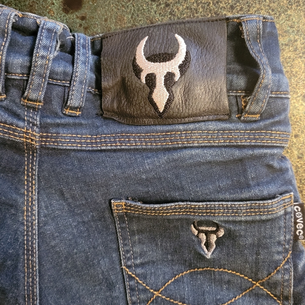Bull-it Reinforced Motorcycle Straight Leg Jeans Dark Blue Size 0 - Picture 9 of 16